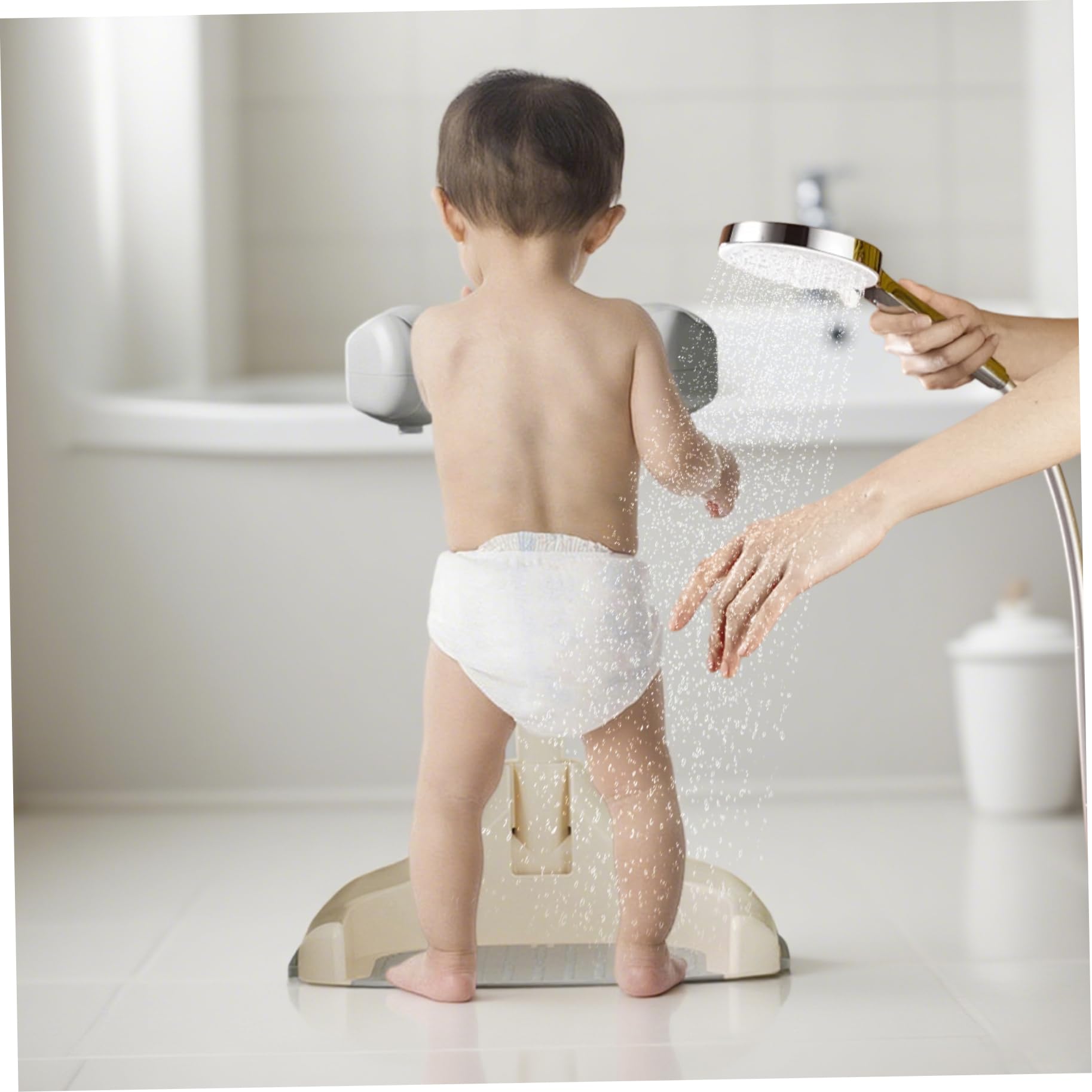 Supporto per bagnetto per bambini ad altezza regolabile, supporto di sicurezza pieghevole antiscivolo per 6 mesi+