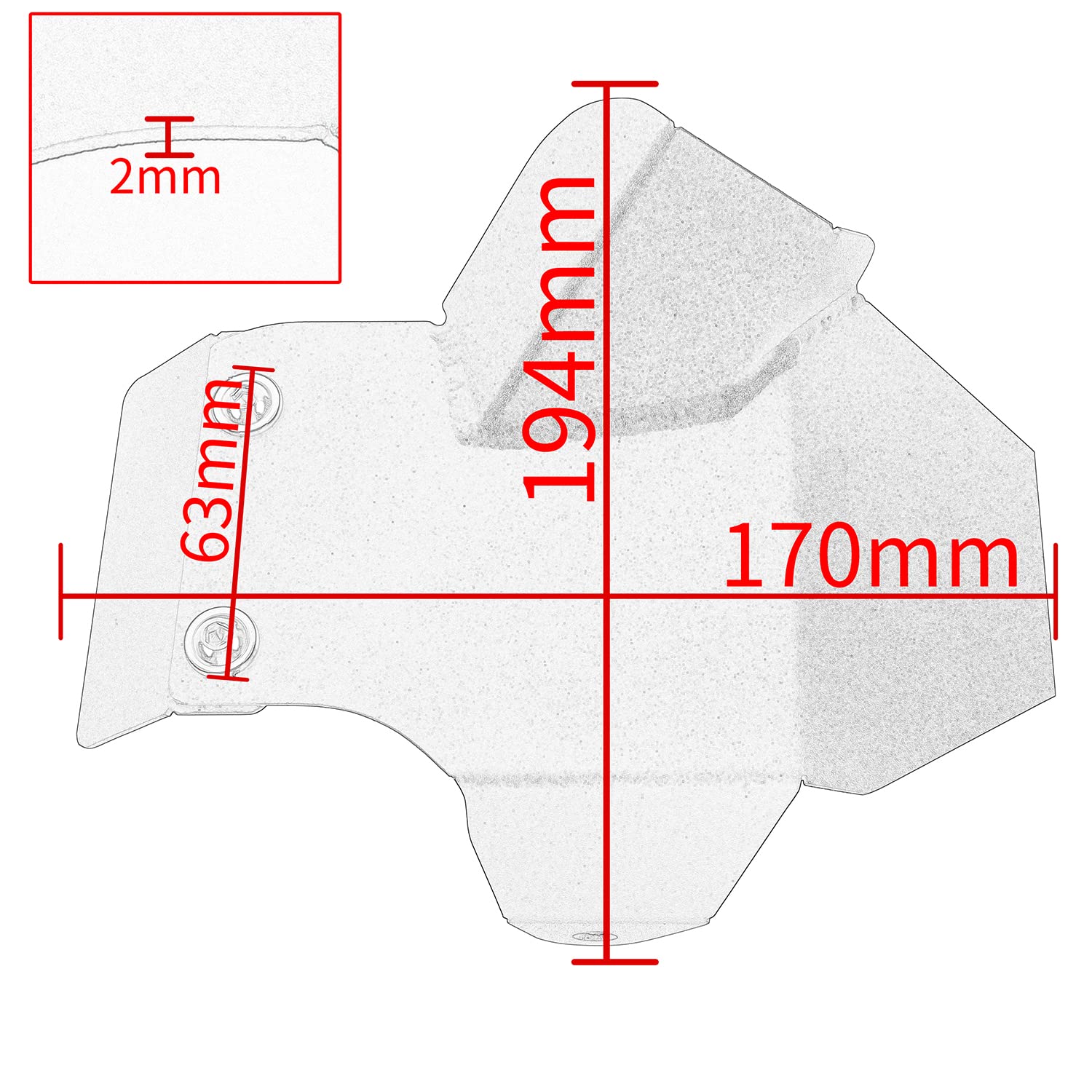 Bouclier thermique pour amortisseur arrière de moto Kit de protection de tuyau d'échappement pour K.T.M 790 ADV S R 790 ADV-R 790 ADV-S 2018-2020 890 Adventure S R 890 ADV-R 890 ADV-S 2018-2023