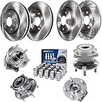 Vista 49 de Detroit Axle - Rotores de freno delantero para Mazda 3 2004-2013, Mazda 3 Sport 2010 2012-2013, reemplazo de rotores de freno de disco: rotor