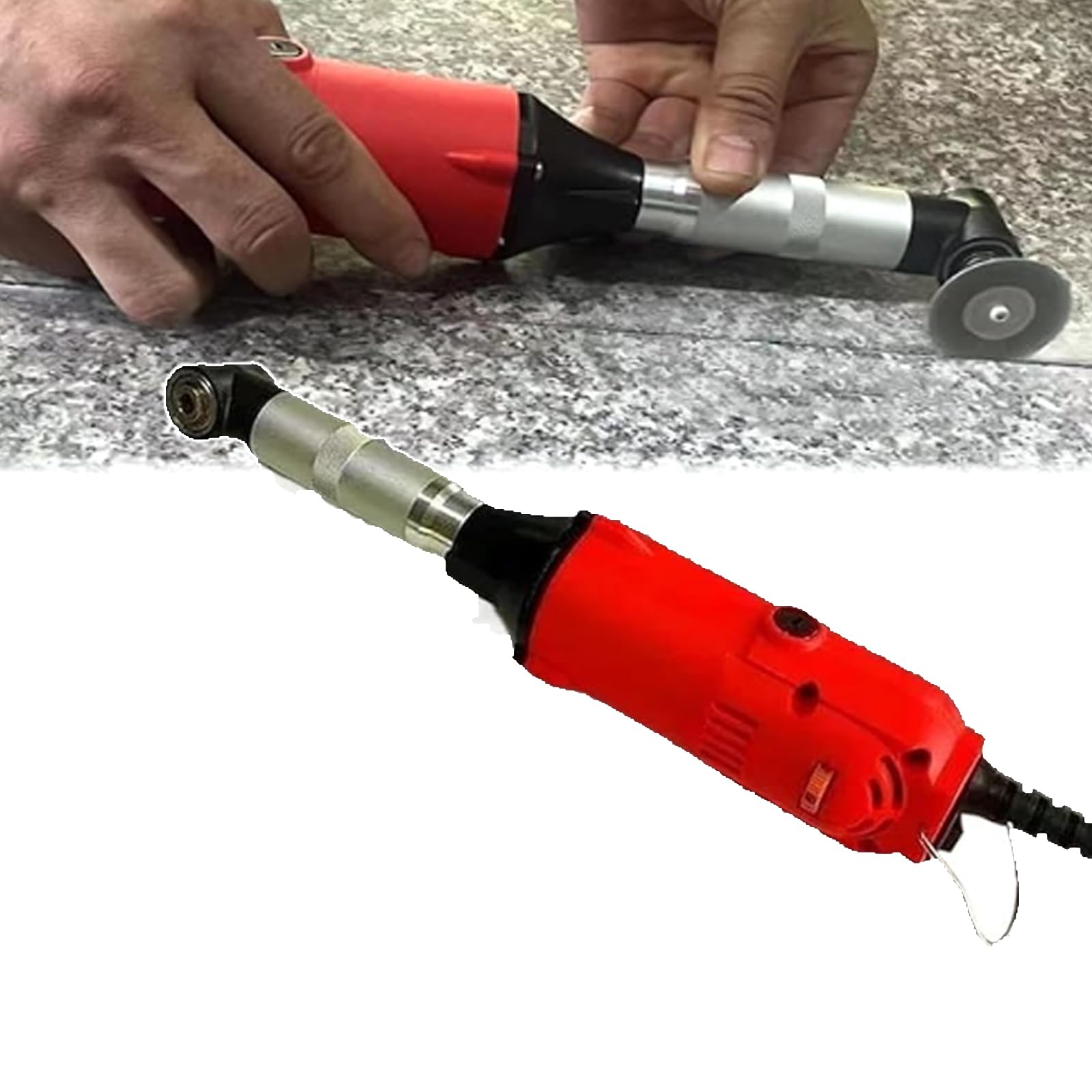 Limpiador de juntas de azulejos eléctrico (350 W), 6 velocidades ajustables, velocidad de rotación: 15 000 r/min, sujeción: mandril de 3 mm/disco de amolar,B,Red