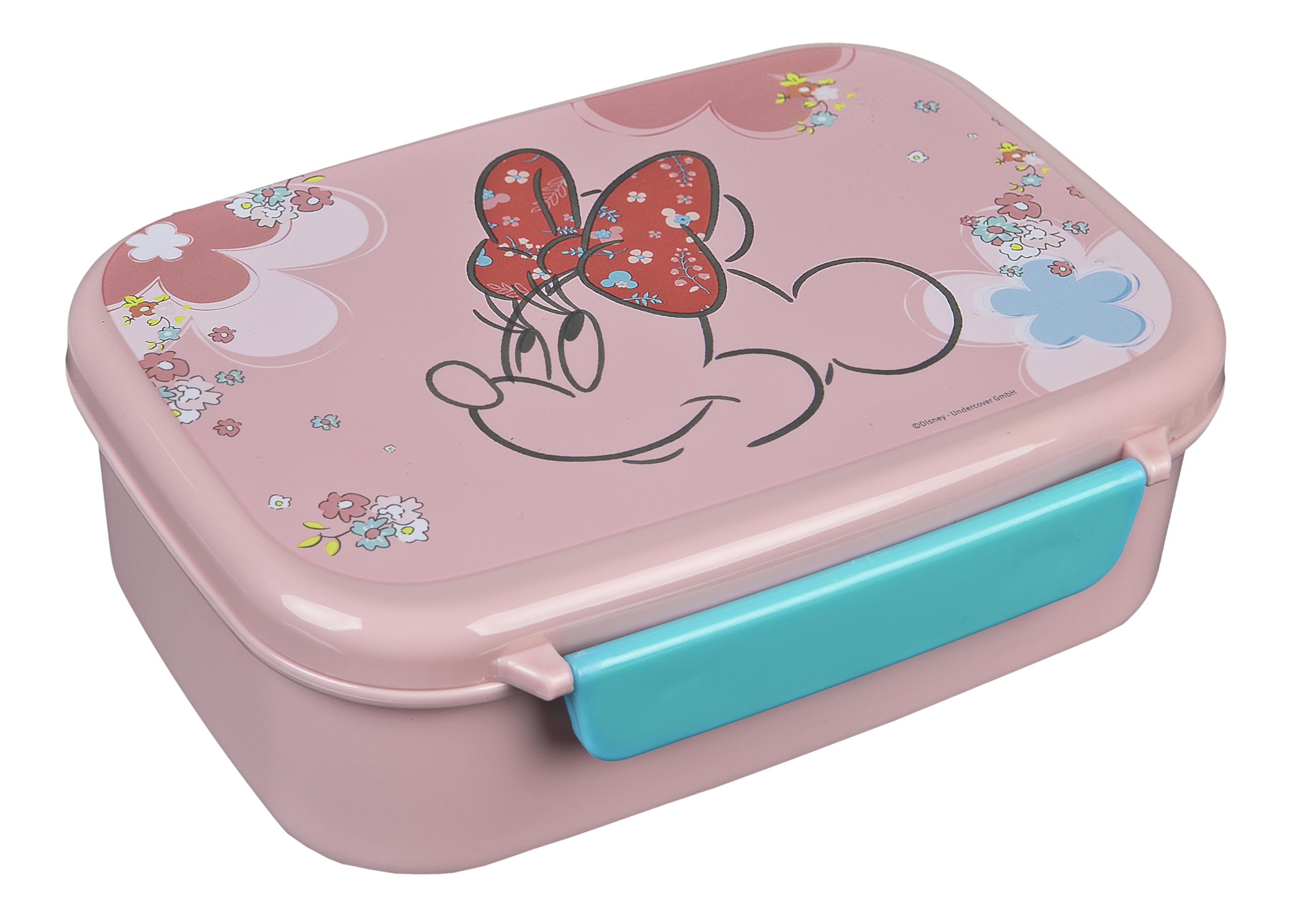 De beste keuze om thuis te blijven - Mickey Mouse Minecraft Broodtrommel - 17x14 Cm - Brooddoos - Sandwich Box - Mepal Shop