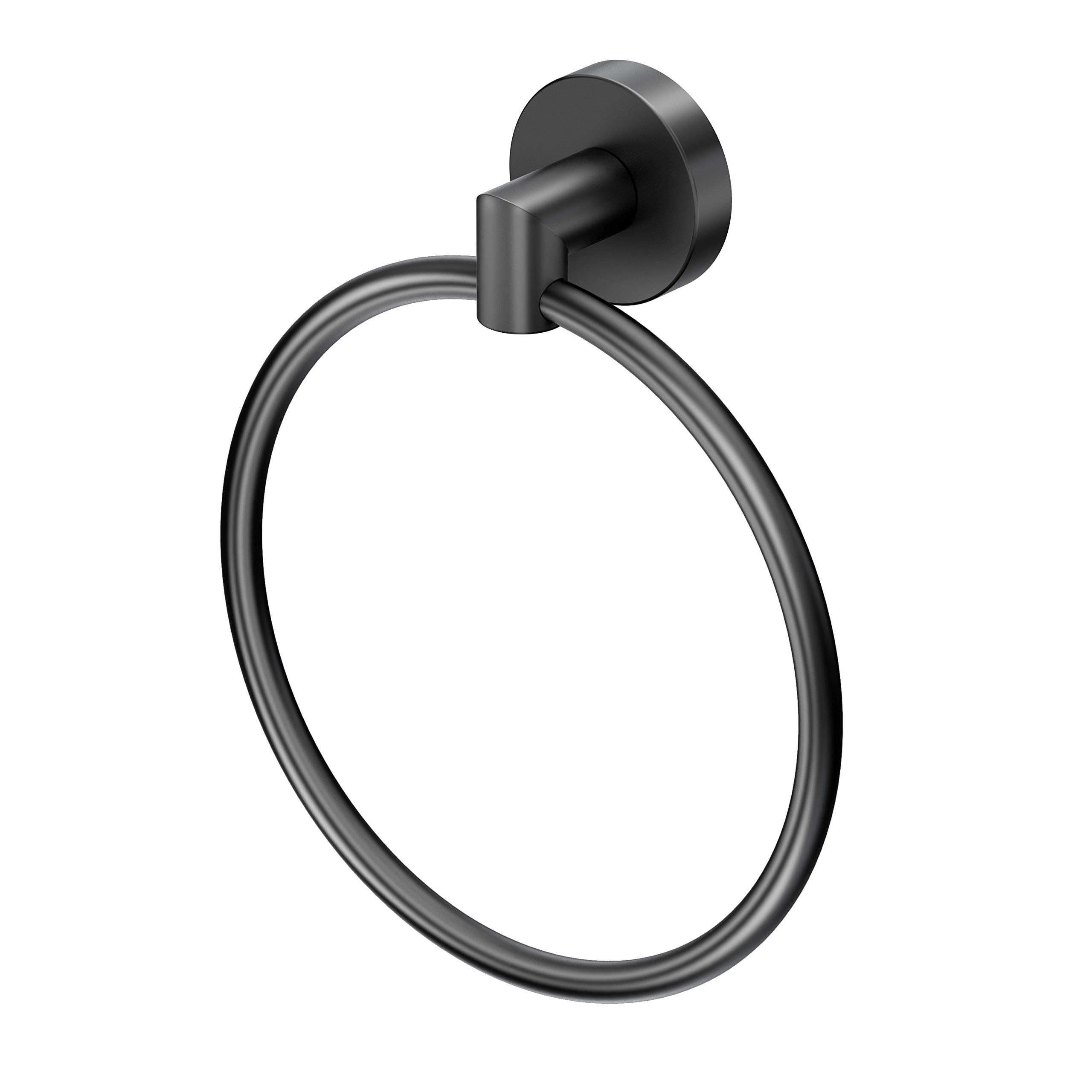 Gatco Matte Black 4632Mx Glam Towel Ring,