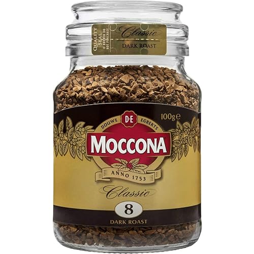 Moccona Café liofilizado 3.53 oz (importado de Australia) (tostado oscuro)