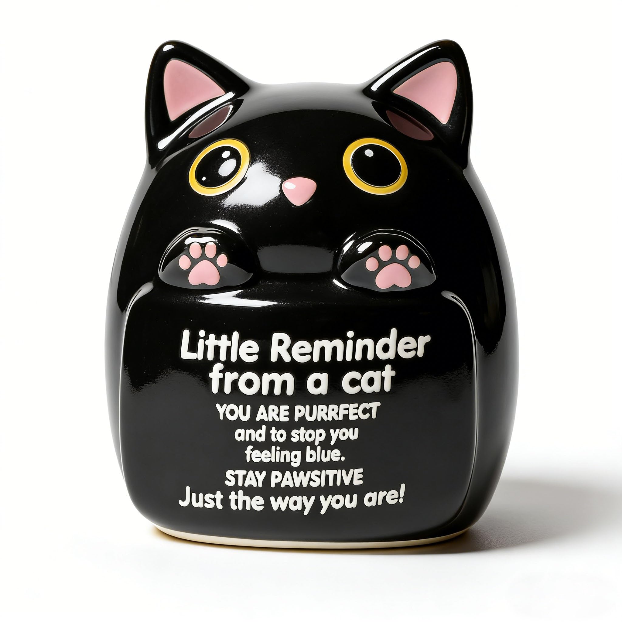 Titanape Black Cat Ornament Gifts For Cat Lovers - Home Desk Office Decor — image 1