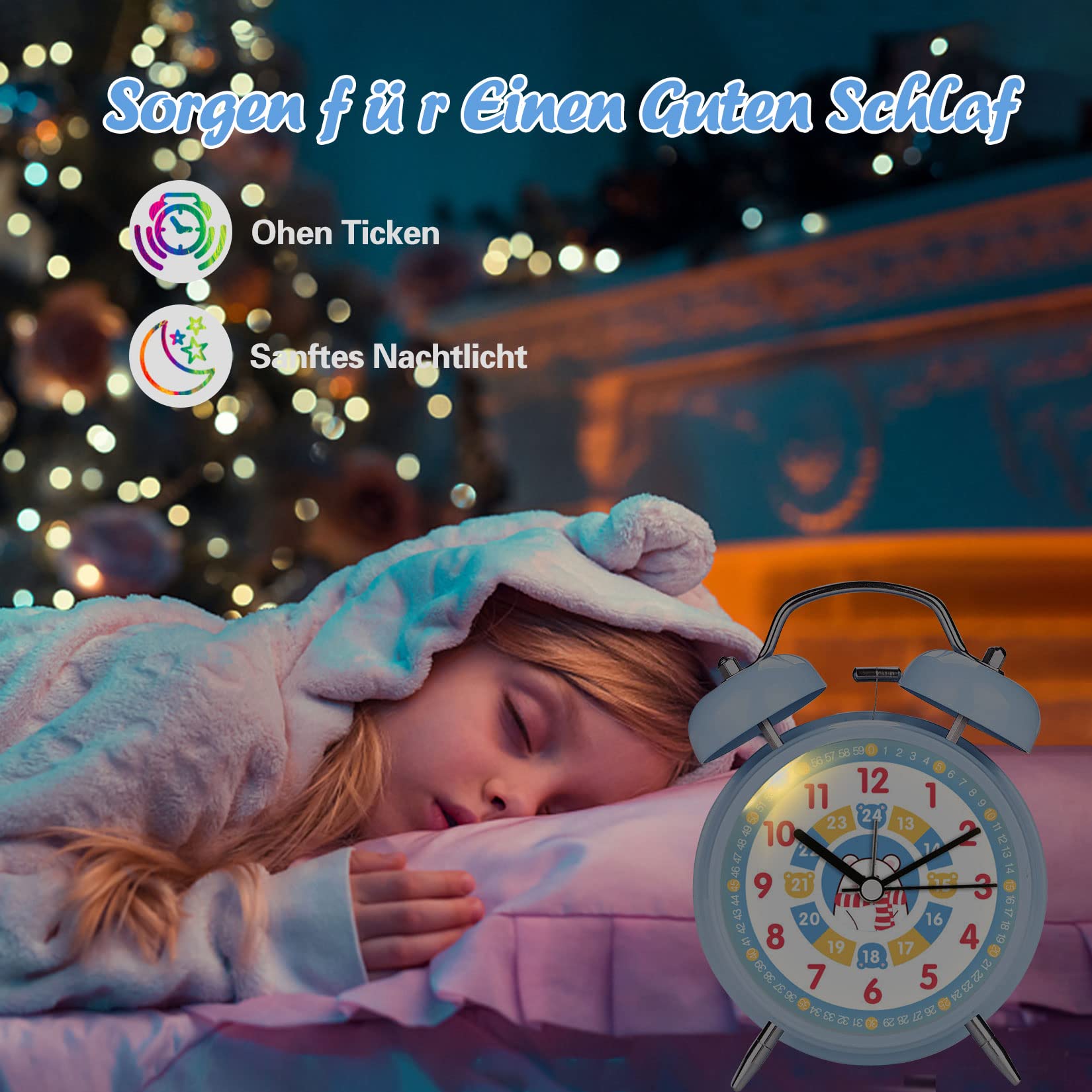 Time Timer Enfant Réveil Enfant LUPATDY - Sans Tic-tac, Avec Veilleuse Time Timer Enfant Réveil Enfant LUPATDY - Sans Tic-tac, Avec Veilleuse