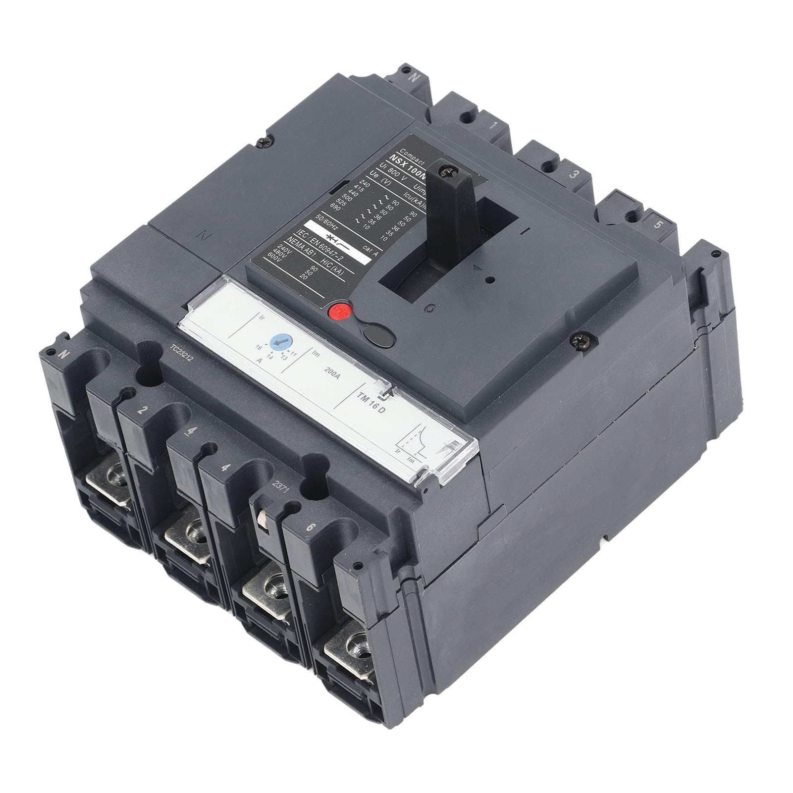 SIXRUN Interruptor Automático en Caja Moldeada 50KA 4 Polos