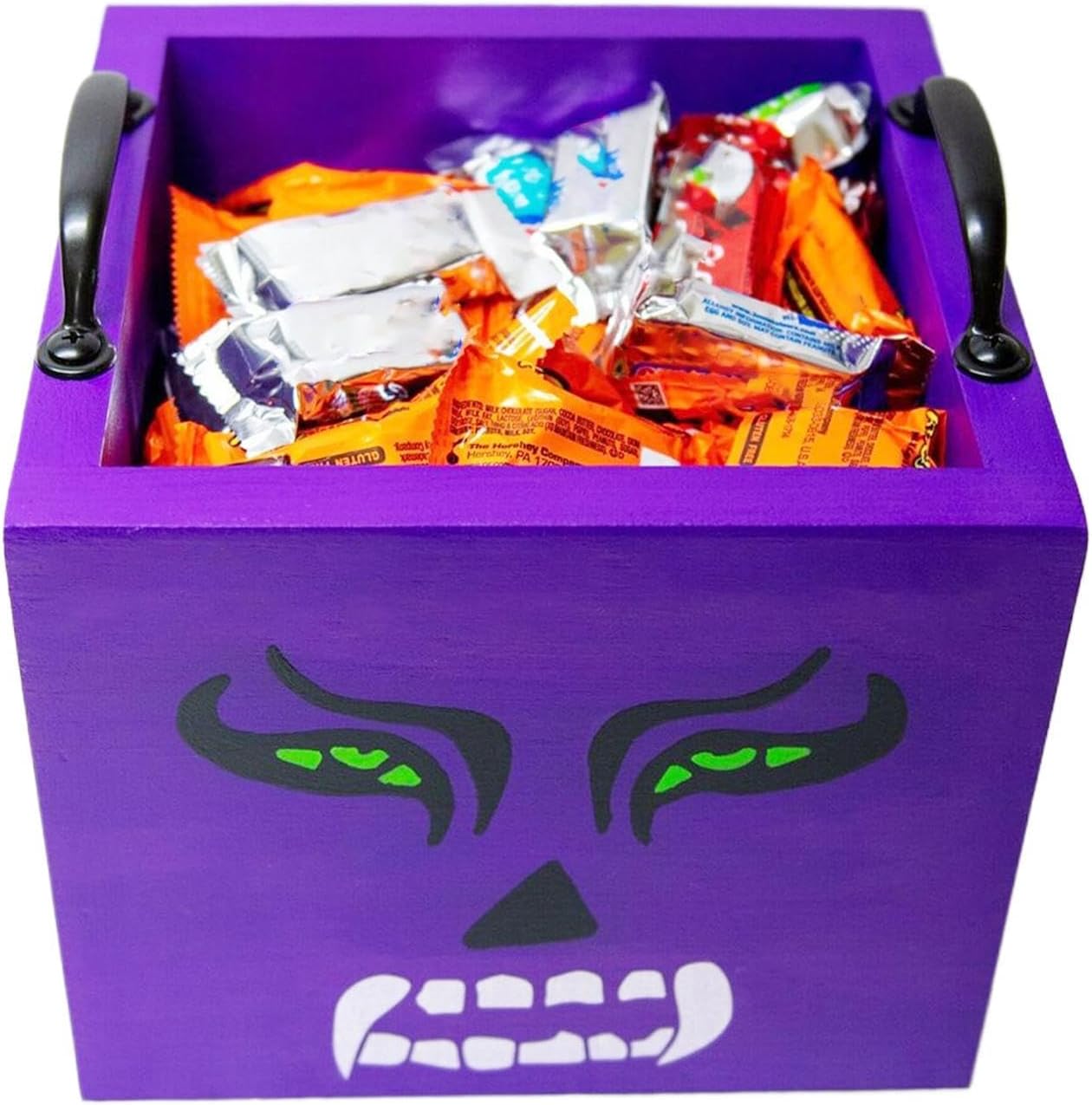 Halloween Candy Box Creepy Funny Decoration Bucket