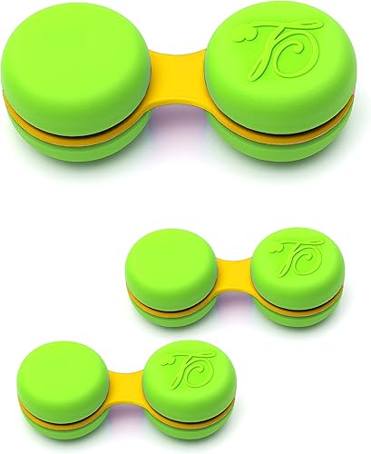 SPORTS WORLD VISION Funda para lentes de contacto de color verde macarrón de 3 piezas, compacto, portátil y a prueba de fugas, duradera, caja de disponible en Yaxa Costa Rica