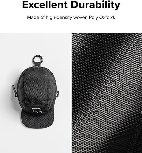 Miniatura 5 de Ringke Mini tapa de bolsa con mosquetón, bolsa pequeña para auriculares inalámbricos universales, accesorios de llavero impermeables duraderos