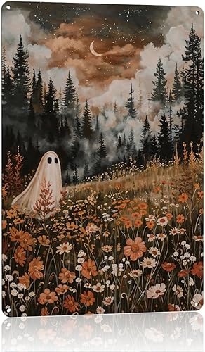 Miniatura 14 de Decoración de Baño de Halloween Arte de Pared de Baño Fantasma Gótico de Halloween Decoración del Hogar Espeluznante Interior Exterior Regalos