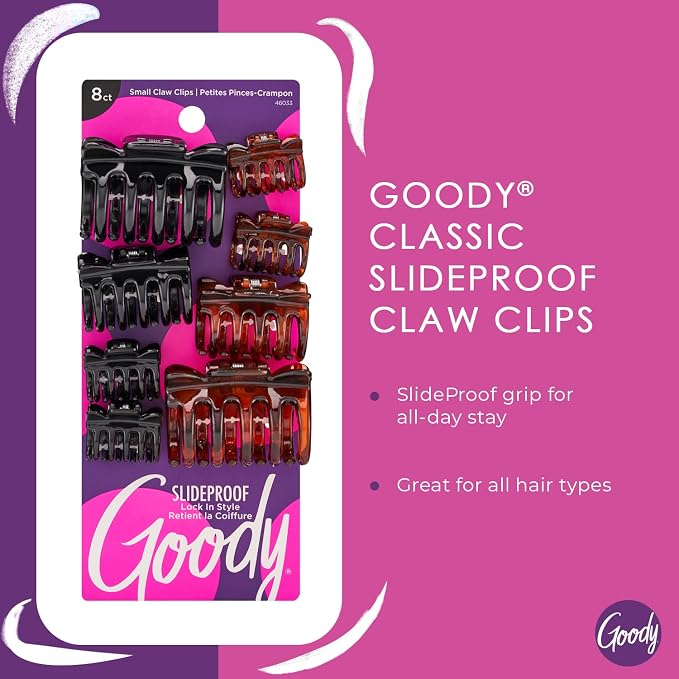 Pinzas Goody SlideProof Classics 8 unidades variados miniatura 2