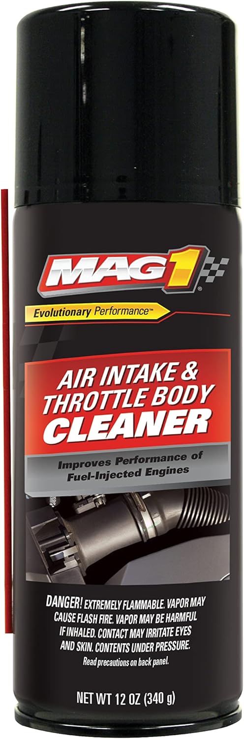 Mag1 00417 Air Intake Throttle Body Cleaner - Powerful Grime Remover for Peak Engine Performance