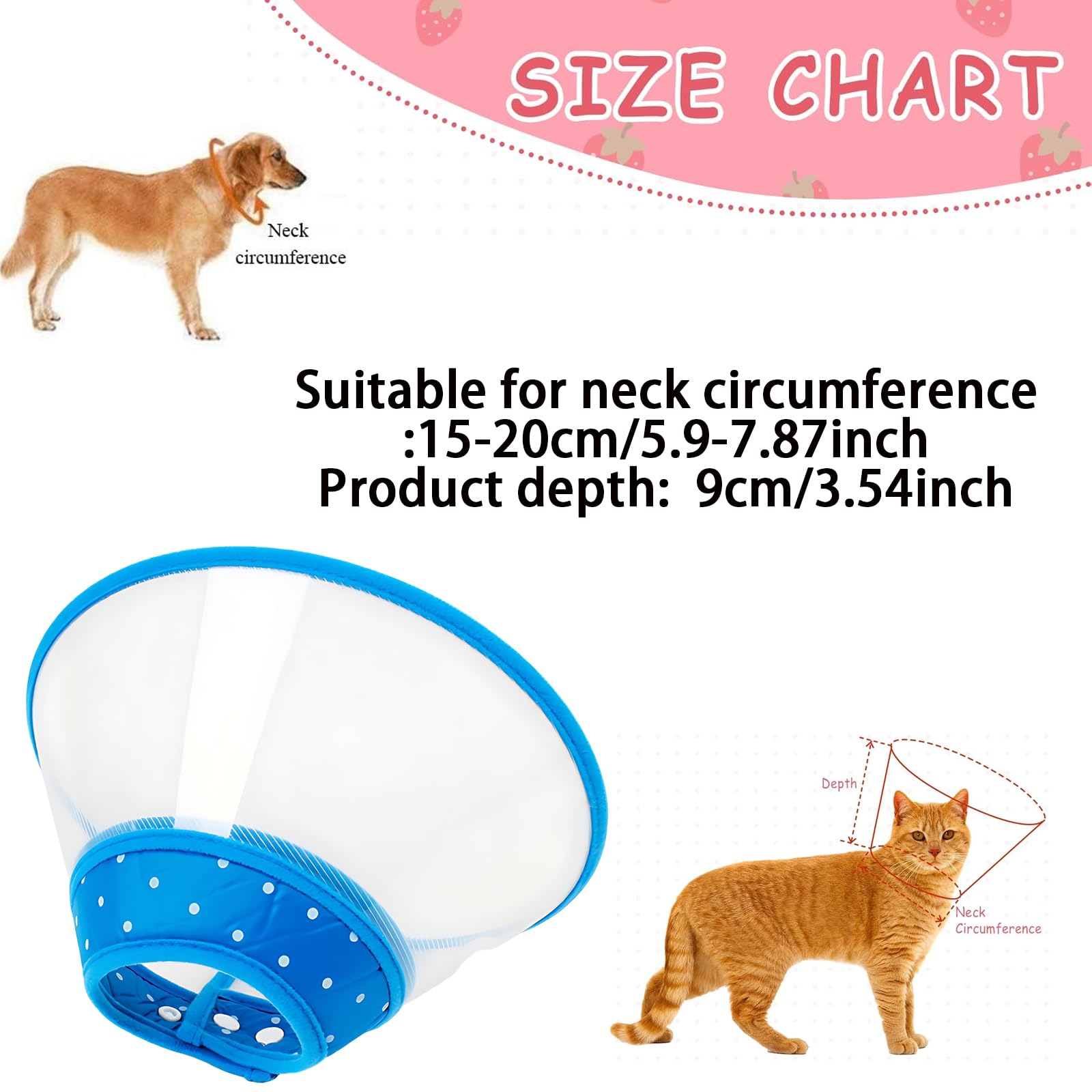 Pet Cone Recovery Collars - Image 2