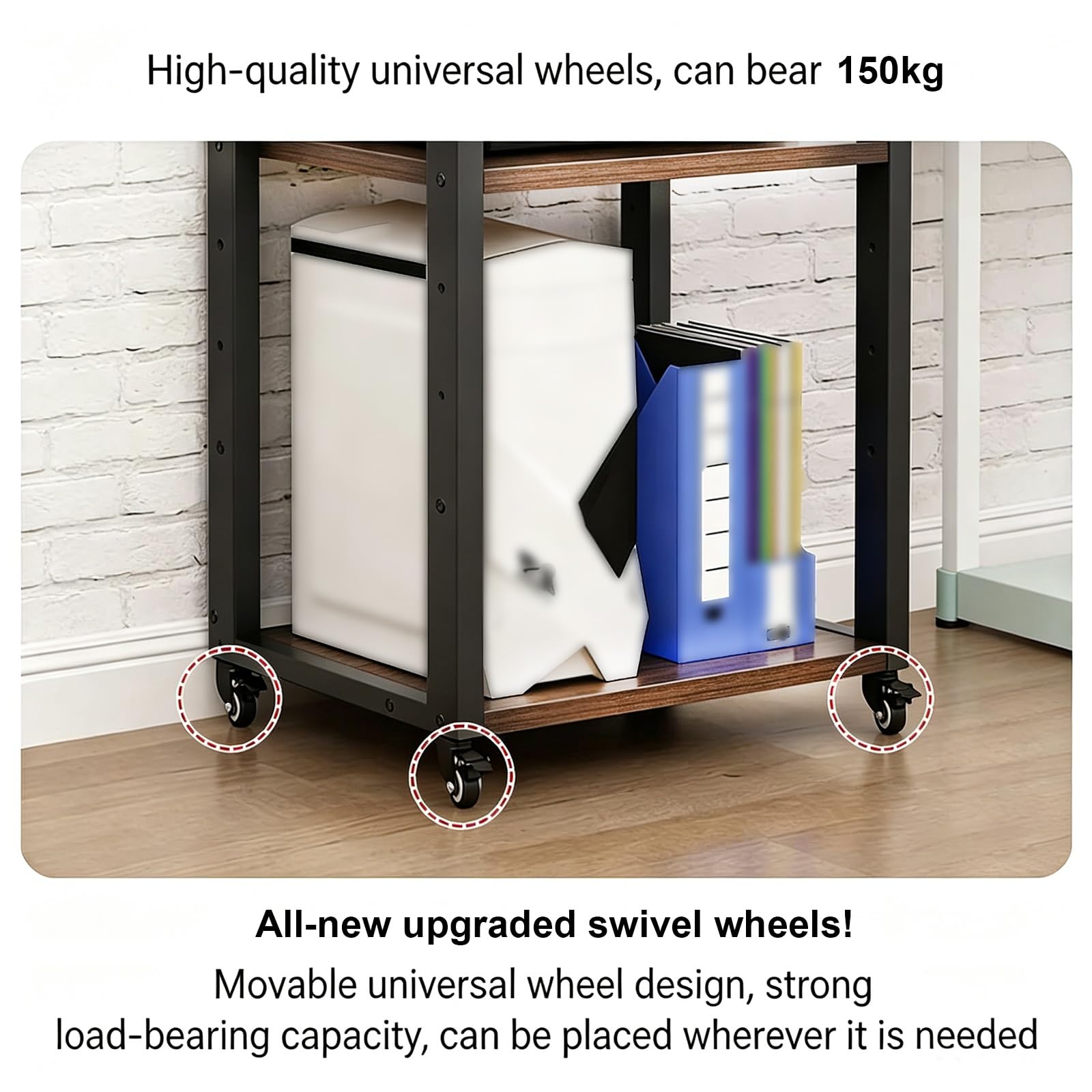 Rack audio video,Mensola AV HiFi regolabile a 5 livelli, unità elettronica | Rack Audio In Acciaio Robusto con ruote universali Per Amplificatori, Ricevitori E Componenti Home Cinema