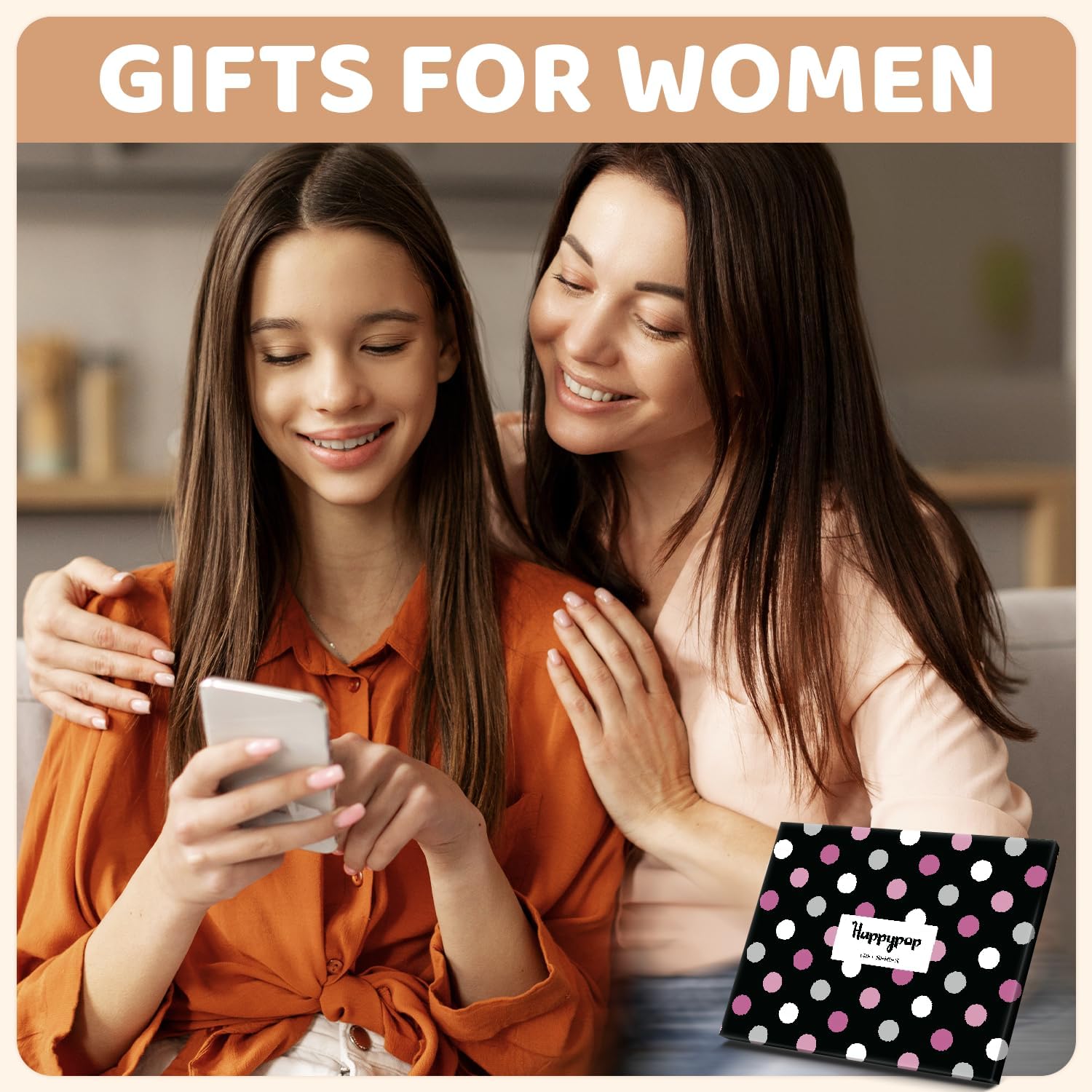 HAPPYPOP Mothers Day Socks - Gifts for Grandma Daughter, Sister Cousin Daughter in Law Socks - Image 2