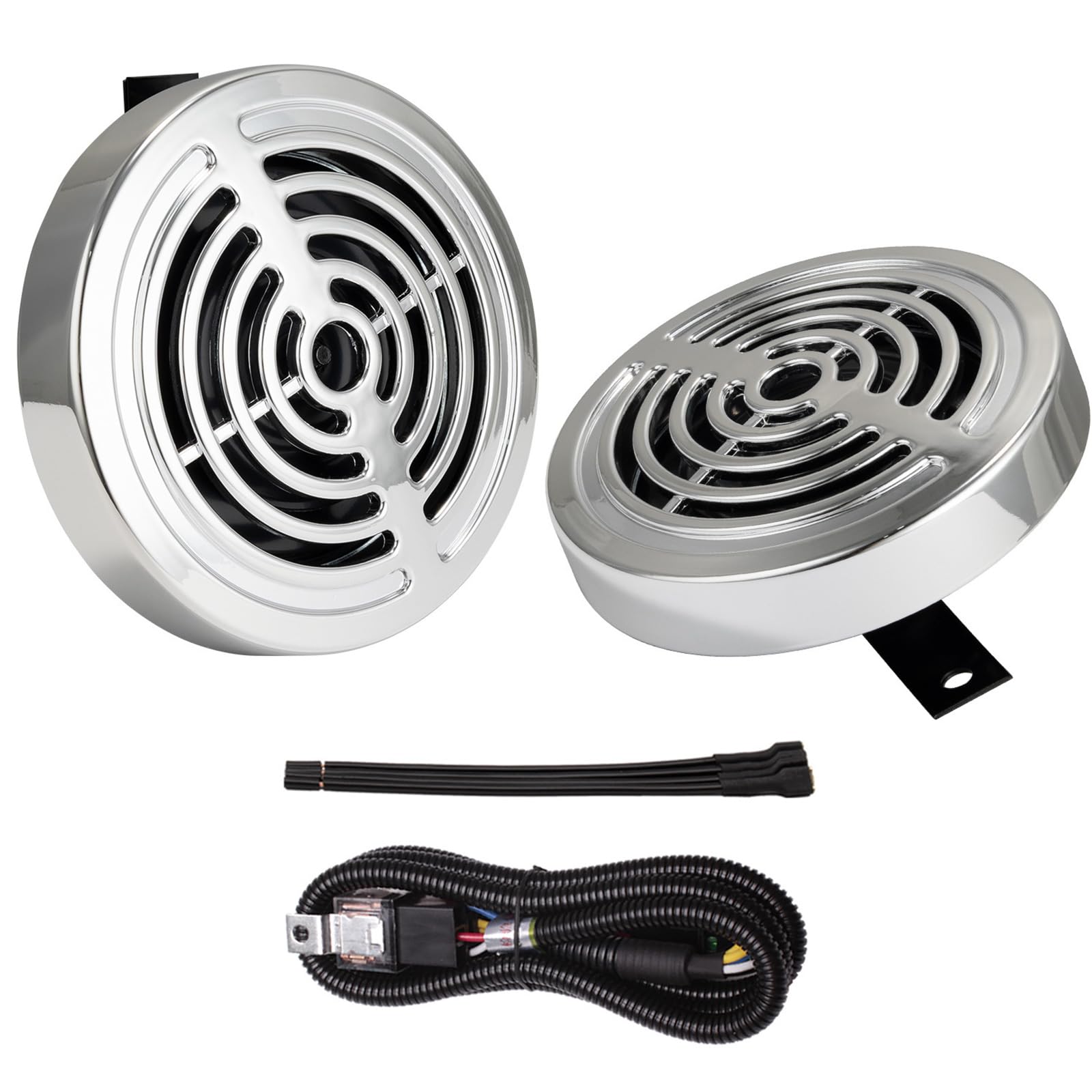 Bocinas protectoras de acero inoxidable de 12 V con doble tono alto y bajo para coche IP67