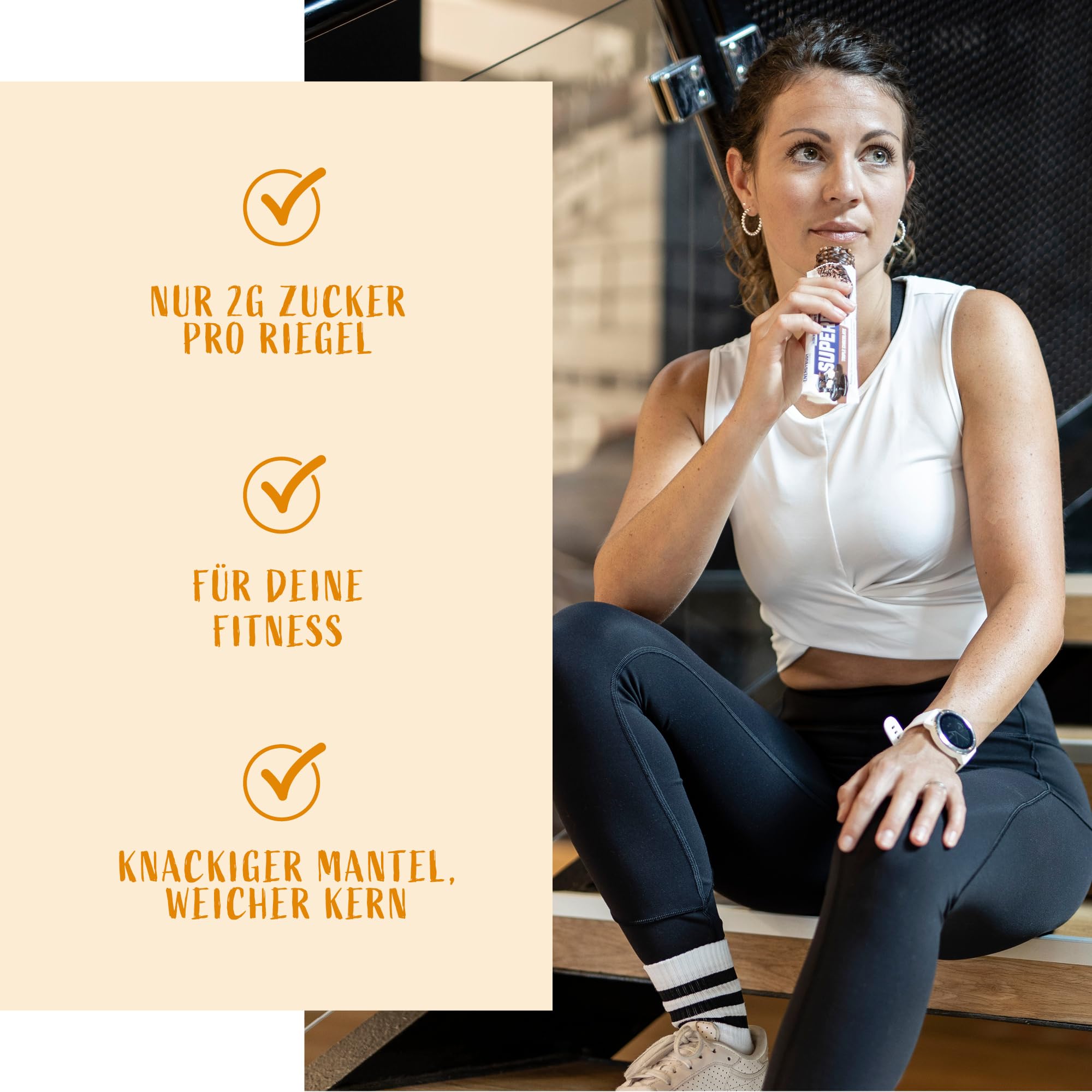 Energybody Superbar Proteinriegel "Peanut Caramell" 24x50g