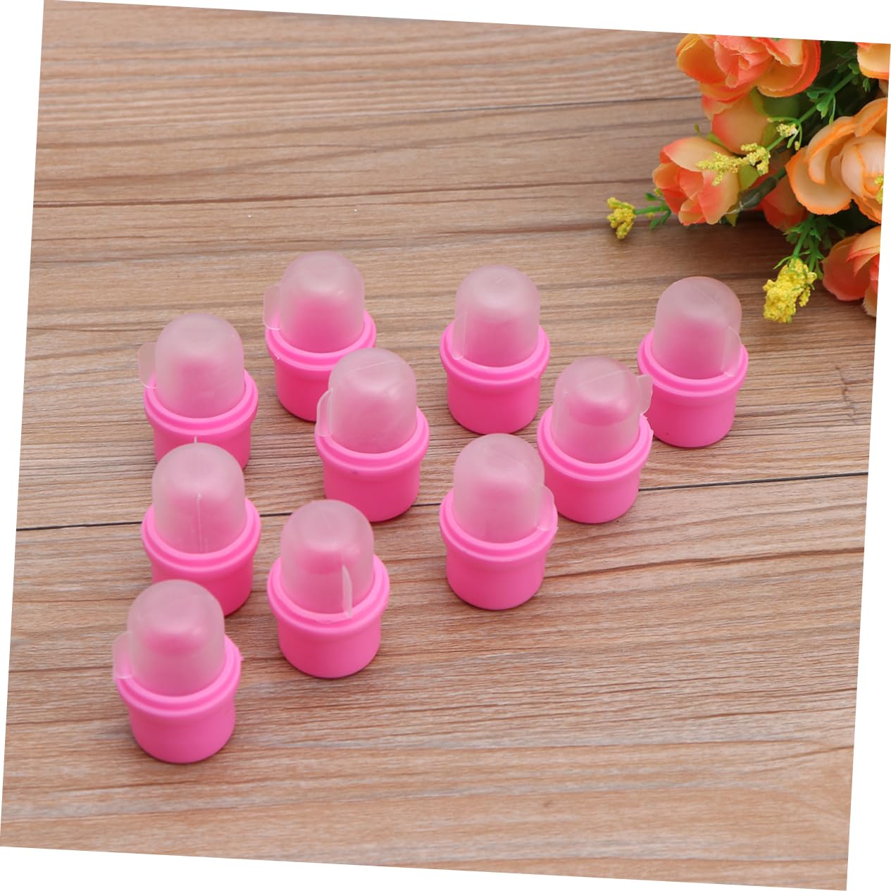 20pcs Crystal Nail Removing Covers Fingernail Polish Removers Kit Soaker Covers for Manicure Tools