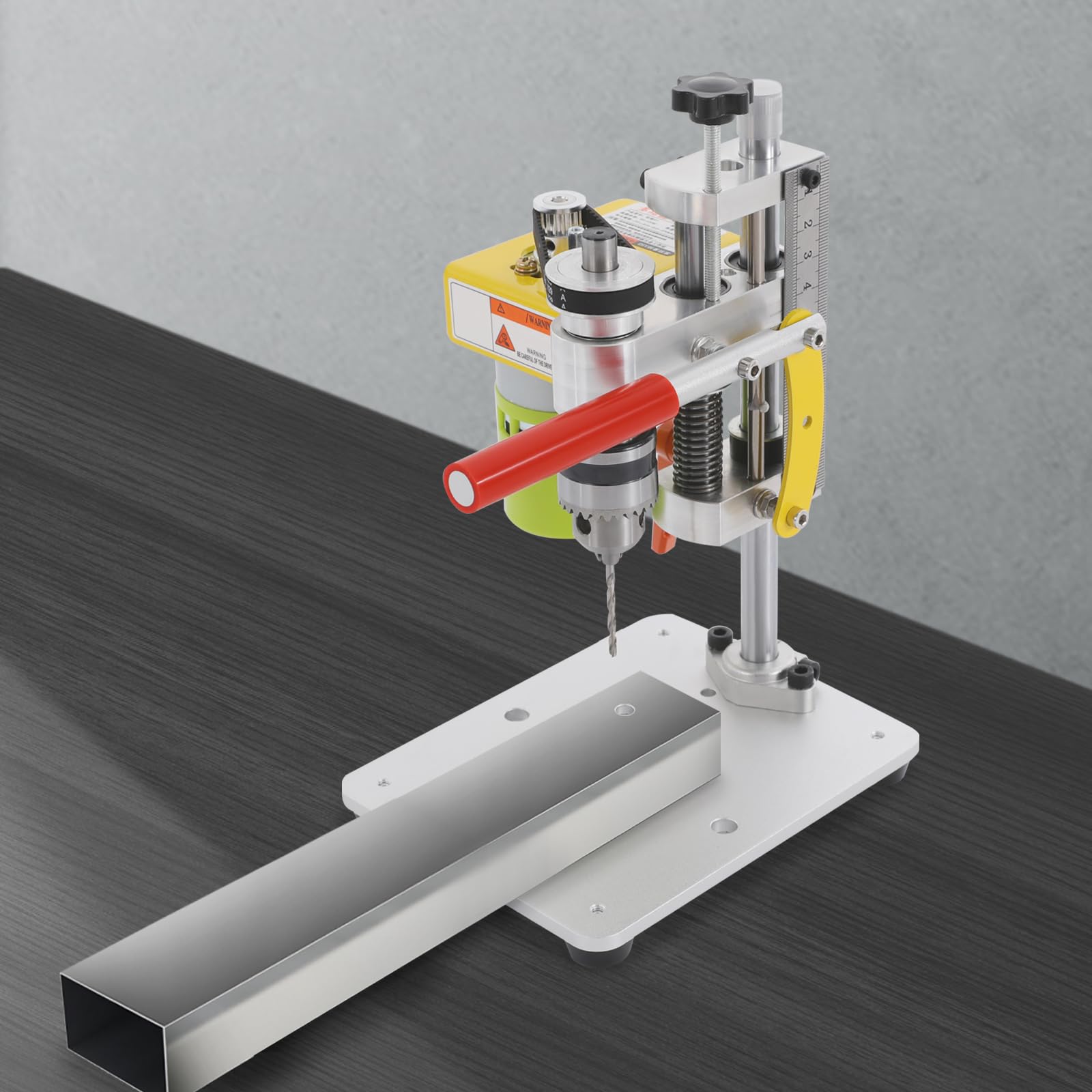 Mini Drill Press Precision Benchtop Drilling Machine, Rotary Tool Workstation, Drill Press Work Station, Chuck Metal Wooden DIY Jewelry Making Crafts Tool