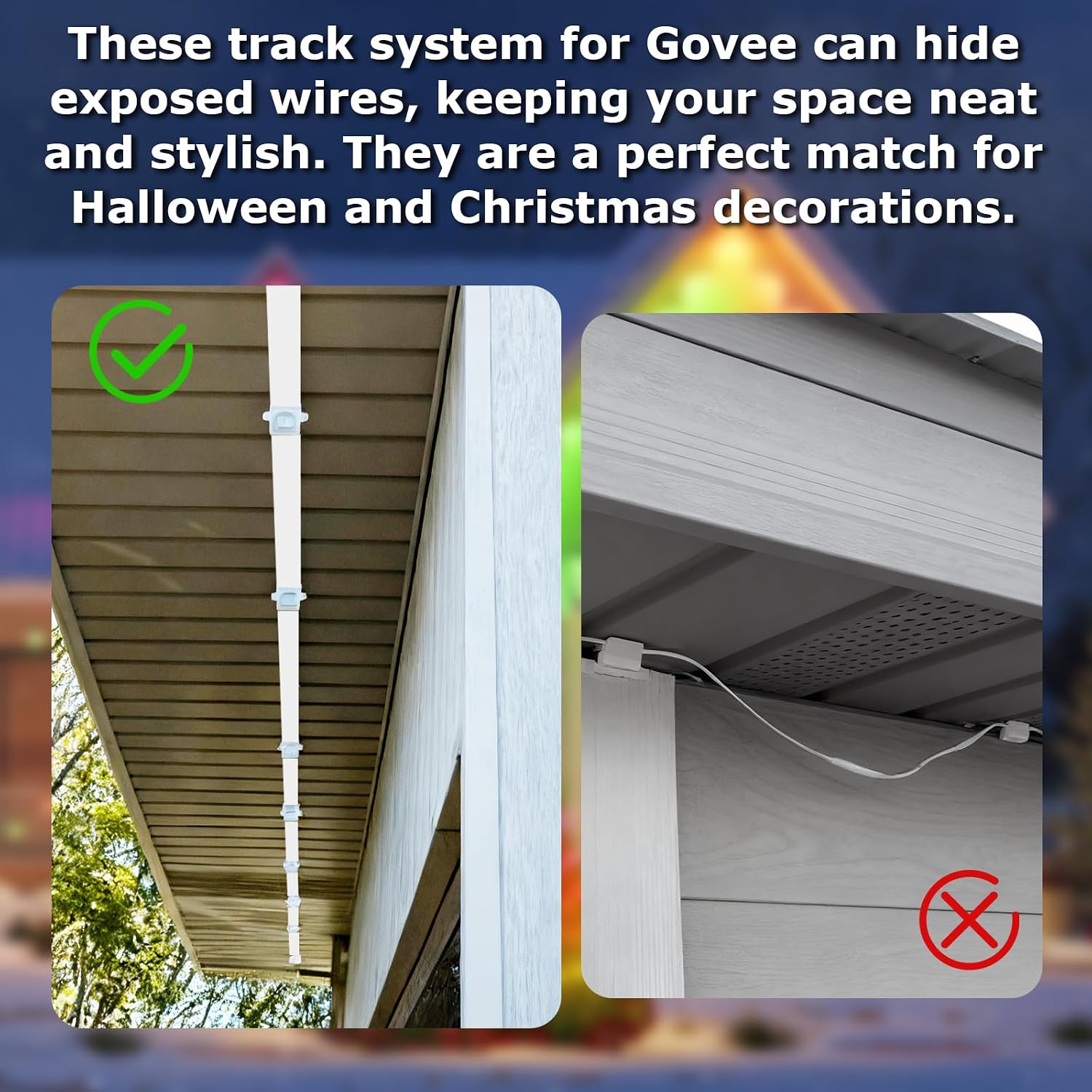 Light Clips for Govee Outdoor Lights H705/H805, Mounting Brackets for Govee image 2