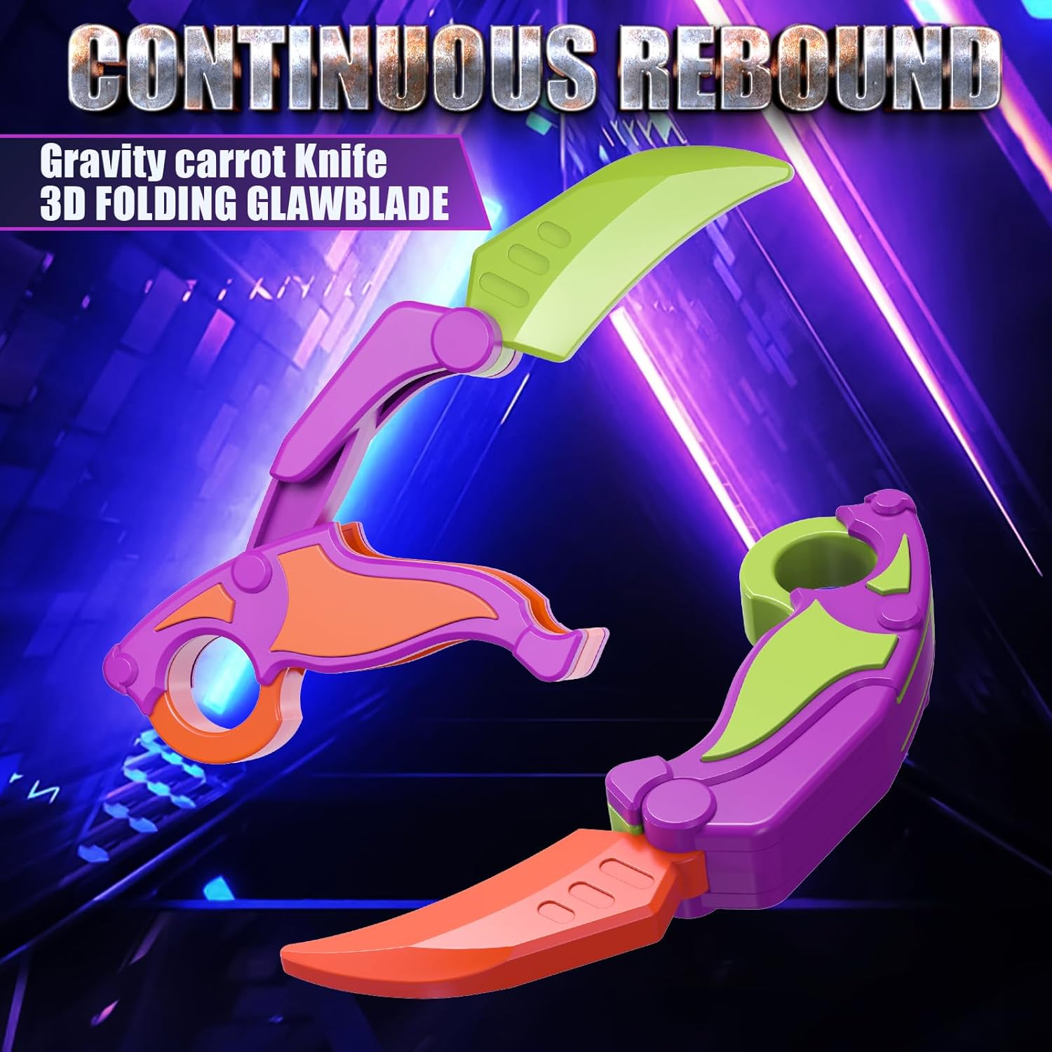 Fidget Gun Set, 3D Printed, Shell Ejecting with Fidget Toys - Stress Reducing for Kids & Adults with ADHD, Anxiety