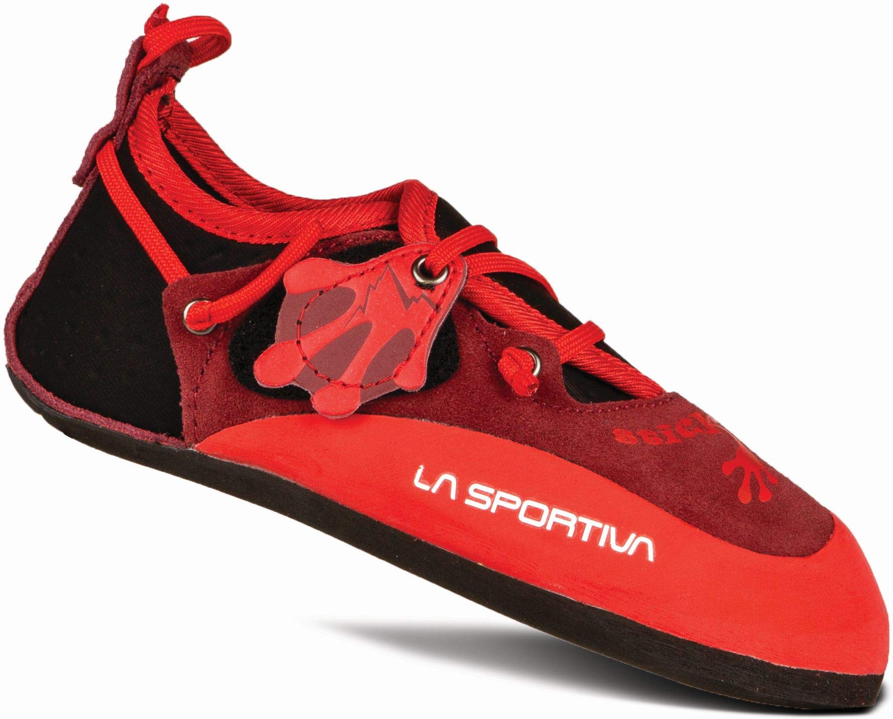 La Sportiva Stickit Climbing Shoe - Kids' Chili/Poppy 32/33