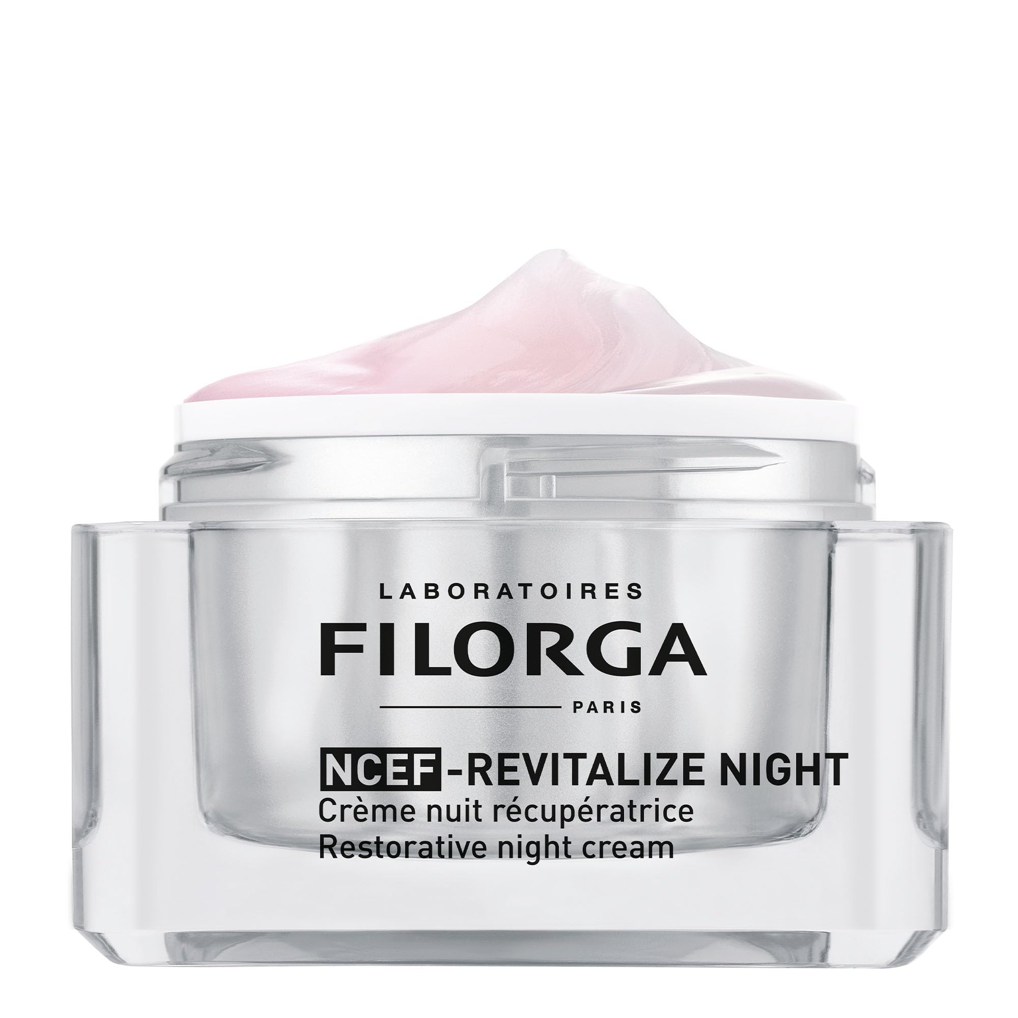 Filorga NCEF-Crema de noche revitalizante, hidratante reparadora durante la noche para todo tipo de piel, revitalizante, hidratante, reafirmante, antienvejecimiento, 50 ml
