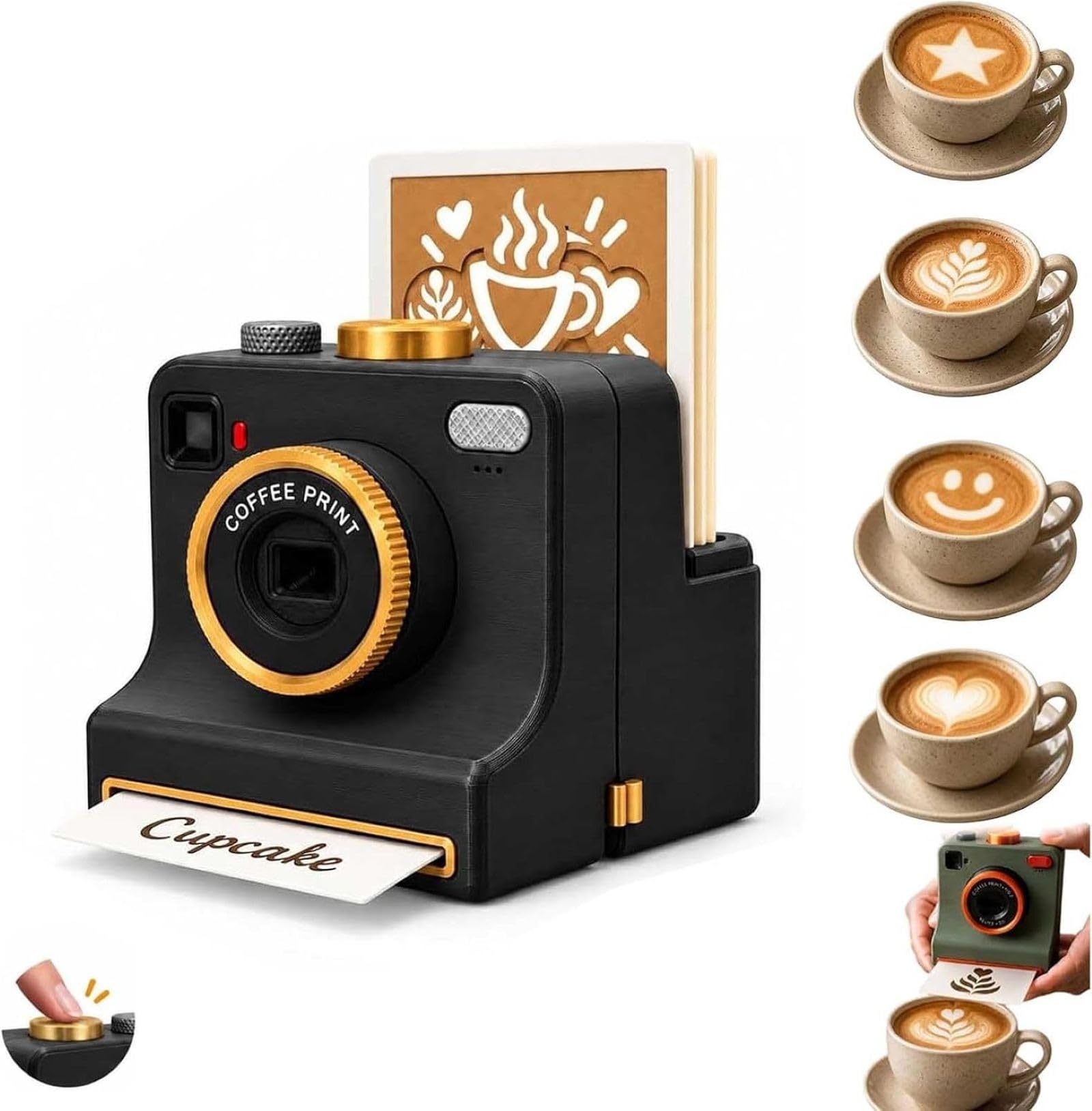 Appareil Photo pour Latte Art Imprimé en 3D Imprimante
