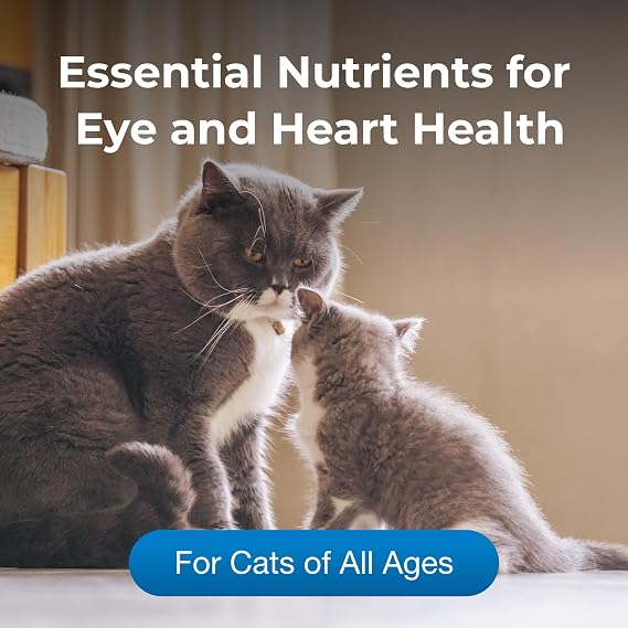 PetAg Taurine Tablets for Cats - 100 Tablets - Daily-Use, Chewable Supplement for Cats of All Ages