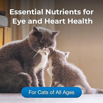 PetAg Taurine Tablets for Cats - 100 Tablets - Daily-Use, Chewable Supplement for Cats of All Ages