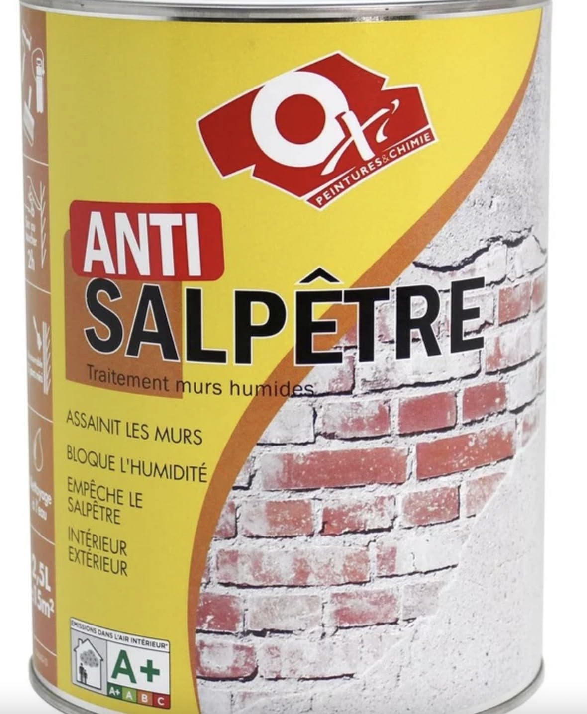 Anti salpêtre murs humides 2.5l