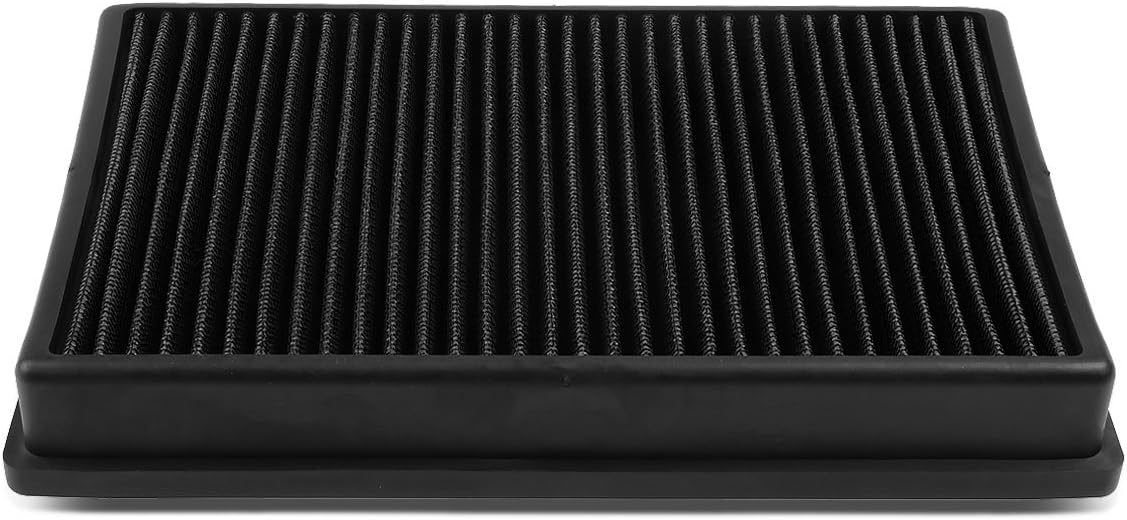 DNA Motoring AFPN-005-SL Washable Drop In Panel Air Filter Enhance Engine Performance [Compatible with 6-11 A3 Turbo / 08-09 TT / 06-08 GTI Jetta Passat / 12-13 Golf / 07-09 EOS 2.0 Turbo]