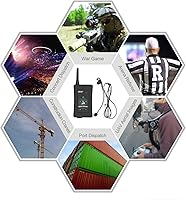 Vista 8 de EJEAS FBIM 4 juegos de intercomunicador Bluetooth profesional de árbitro de fútbol, 850 mAh Full Dúplex 1500 M inalámbrico con función de reducción