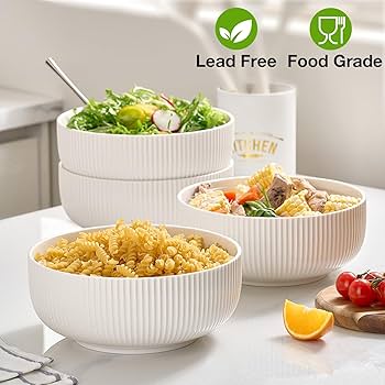 Amazon.com: Mfacoy 2 Pack Salad Bowl, 8 inch 60 oz Large Serving