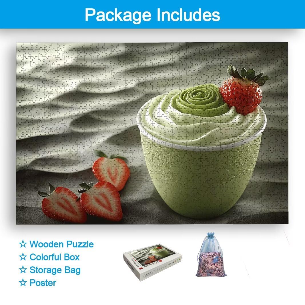 Puzzle 2000 Piezas, Puzzle Helado de Madera para Adultos, Regalos -2492