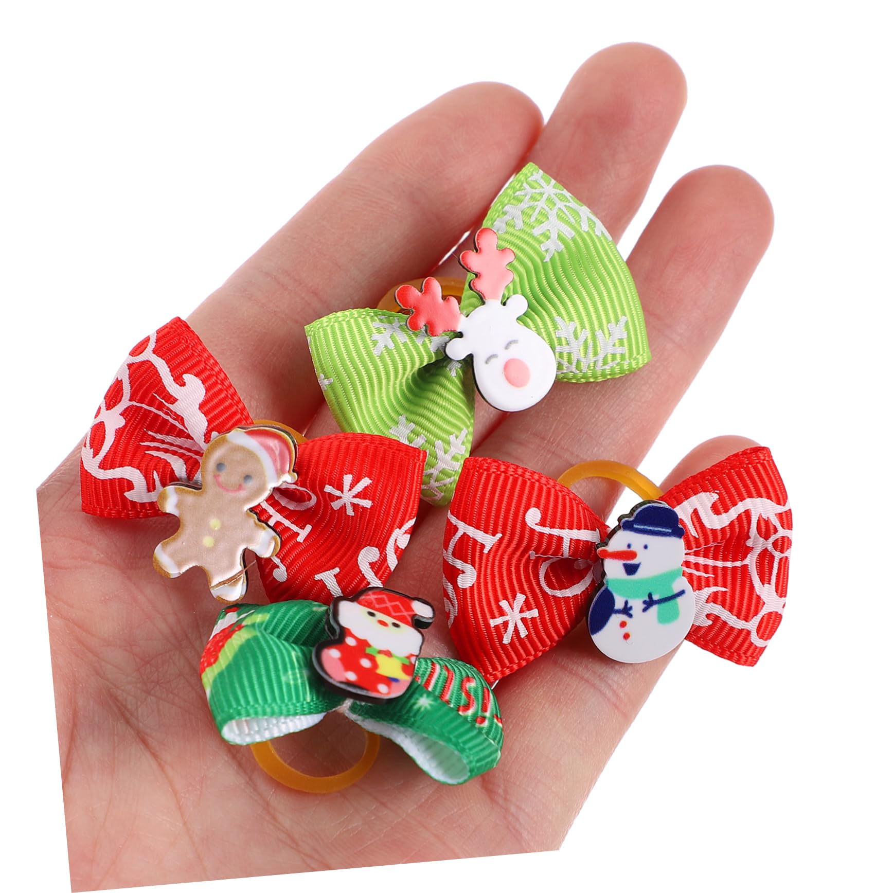 COLLBATH Fiocco Natale Cane 300 Pz Porta di Animali Domestici Fiocco di Cane Fiocchi di Cane di Natale Fascia per di Natale Corda per di Animali Domestici Fiocco di Natale per Cani