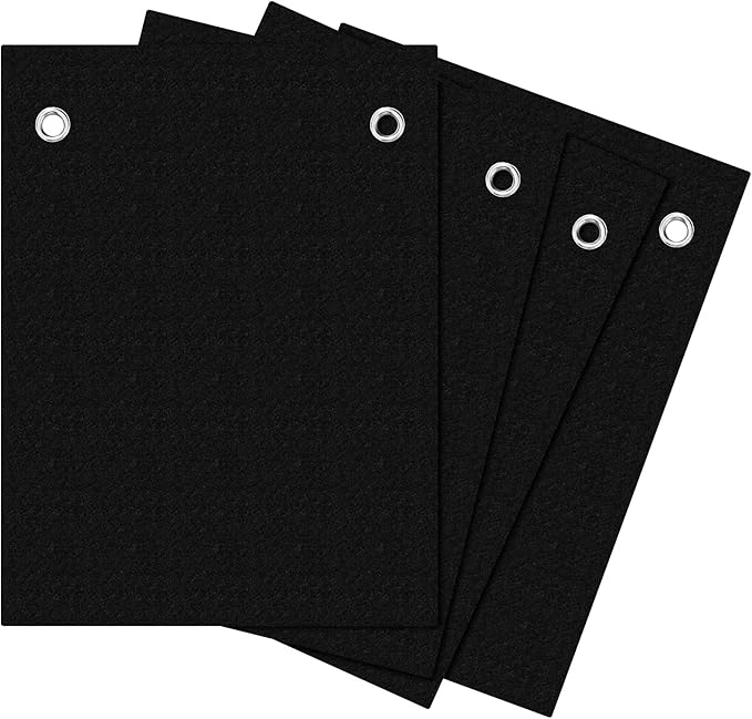 Oudain 4 Pcs 12" x 9" High Temperature Carbon Felt Flame Resistant Welding Blanket