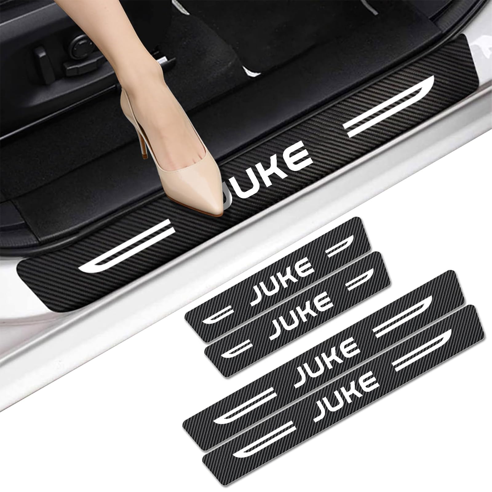 WXH97F Car Door Sill Protector for Nissan Juke 2010-2017