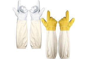 2 Pairs Premium Beekeeper Gloves