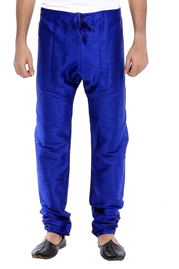 Men's Tailored Chudidar Pyjama-Navy