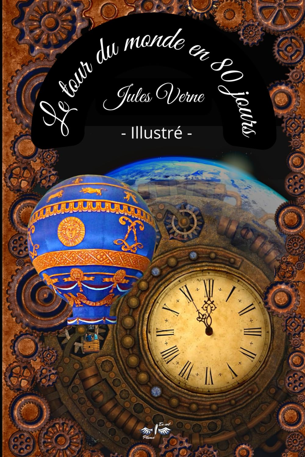 Le Tour du monde en 80 jours – Illustré: Texte intégral | format 15,24cm/22,86cm |