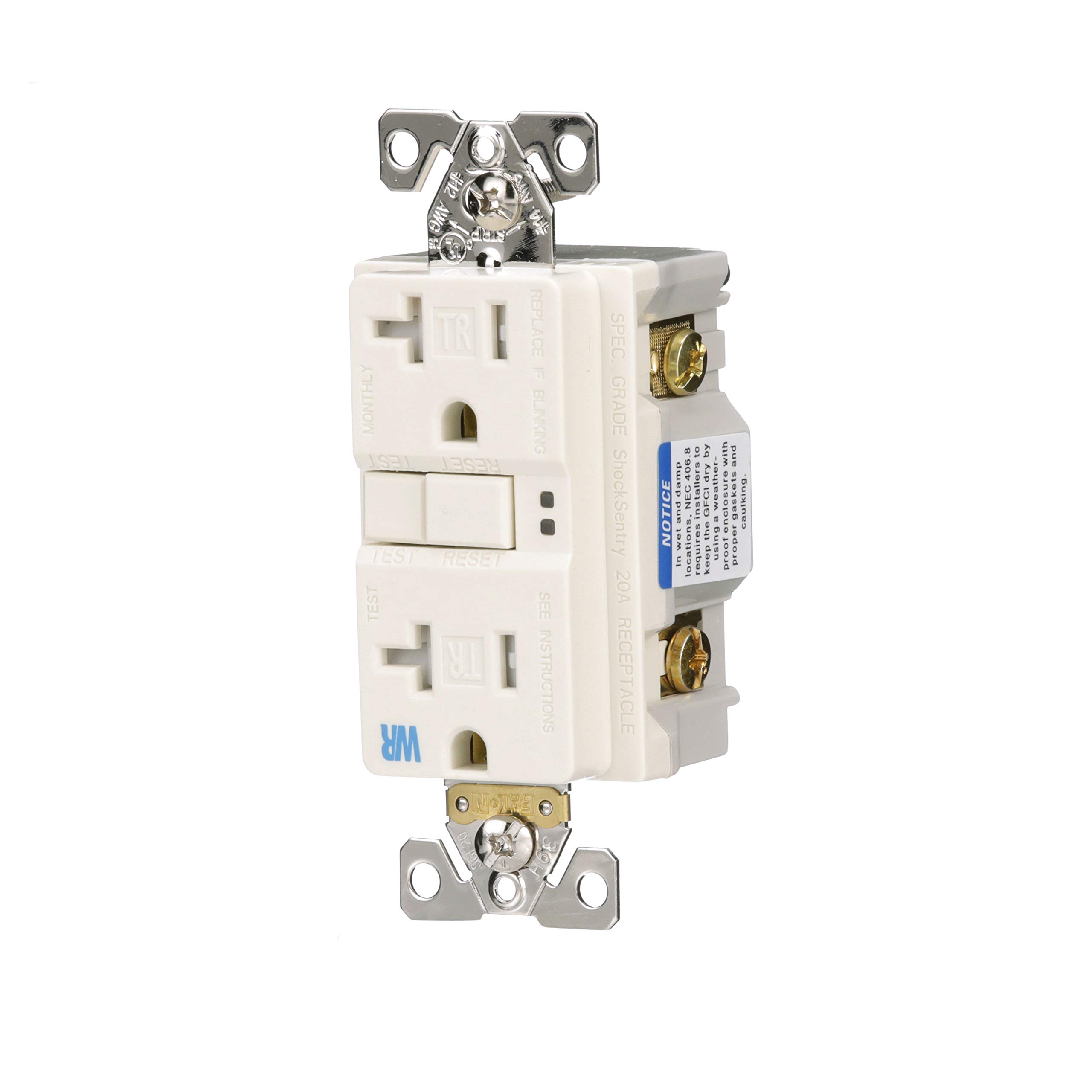 Leviton GIDDS-606983 5054 B01-0-000 Electrical Receptacle, 125/250 Vac, 30 A, 3 Pole, 3 Wire, 5.1