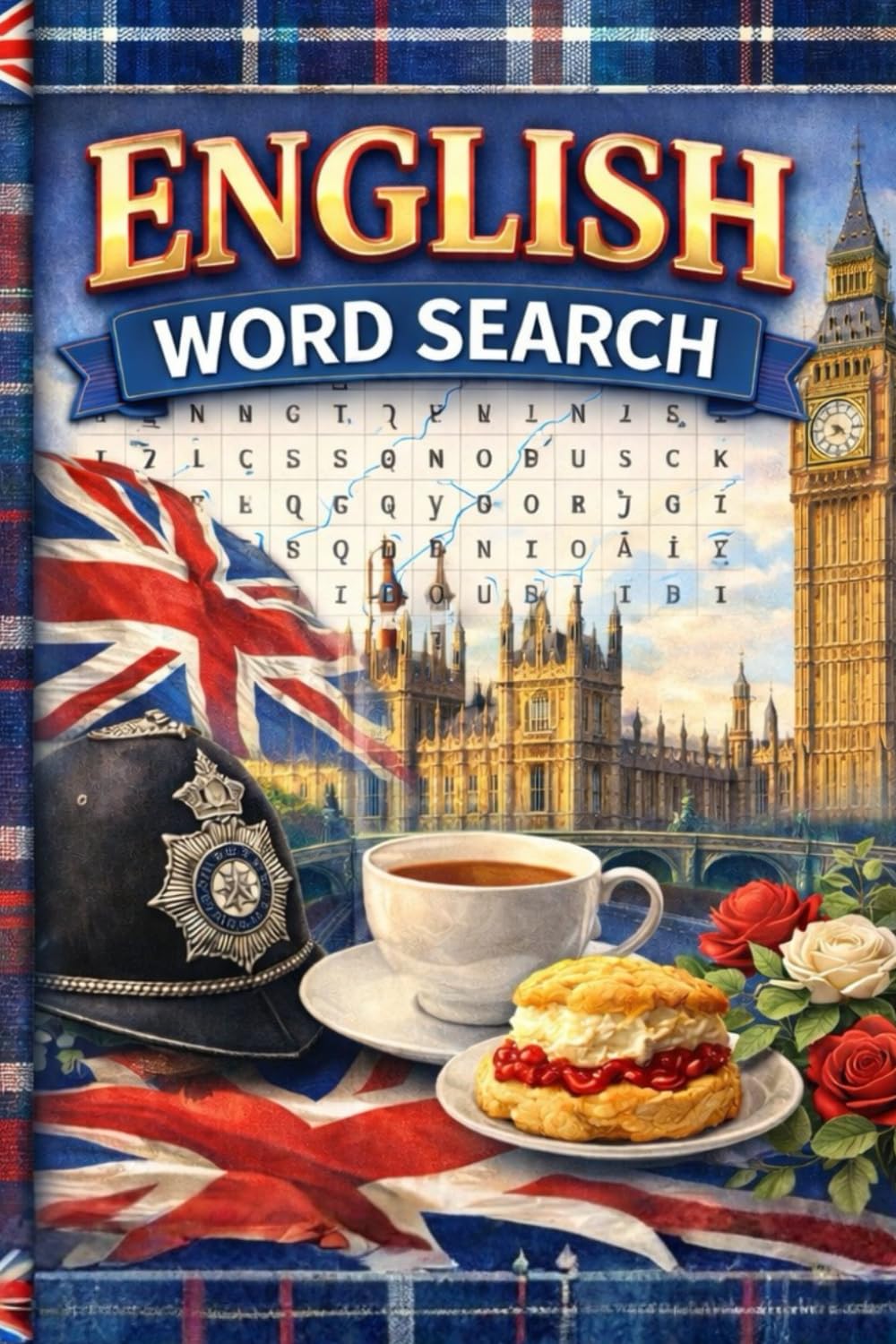 English Word Search: 60 English-Themed Word Search Puzzles Featuring Culture, Places, Traditions & Slang
