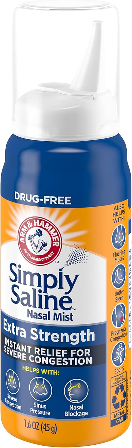 Simply Saline Adult Nasal Mist, Allergy and Sinus, 1.5 Ounce