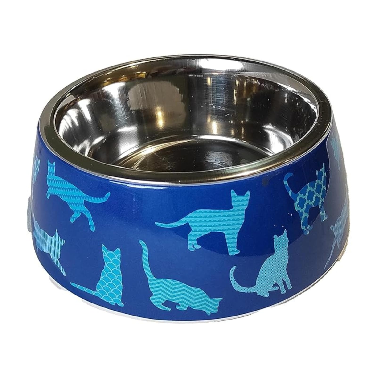 Cature Anti-Skid Melamine Detachable Stainless Steel Food Bowls for Cats (Blue) - Extra Small-150 ml (B0CP21TYG5) Amazon Price History, Amazon Price Tracker