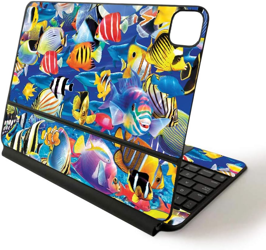 MightySkins Skin for Apple Magic Keyboard for iPad Pro 11-inch (2020) - Sushi | Protective, Durable, and Unique Vinyl Decal wrap Cover, Glamorous (APIPSK1120-Glamorous)