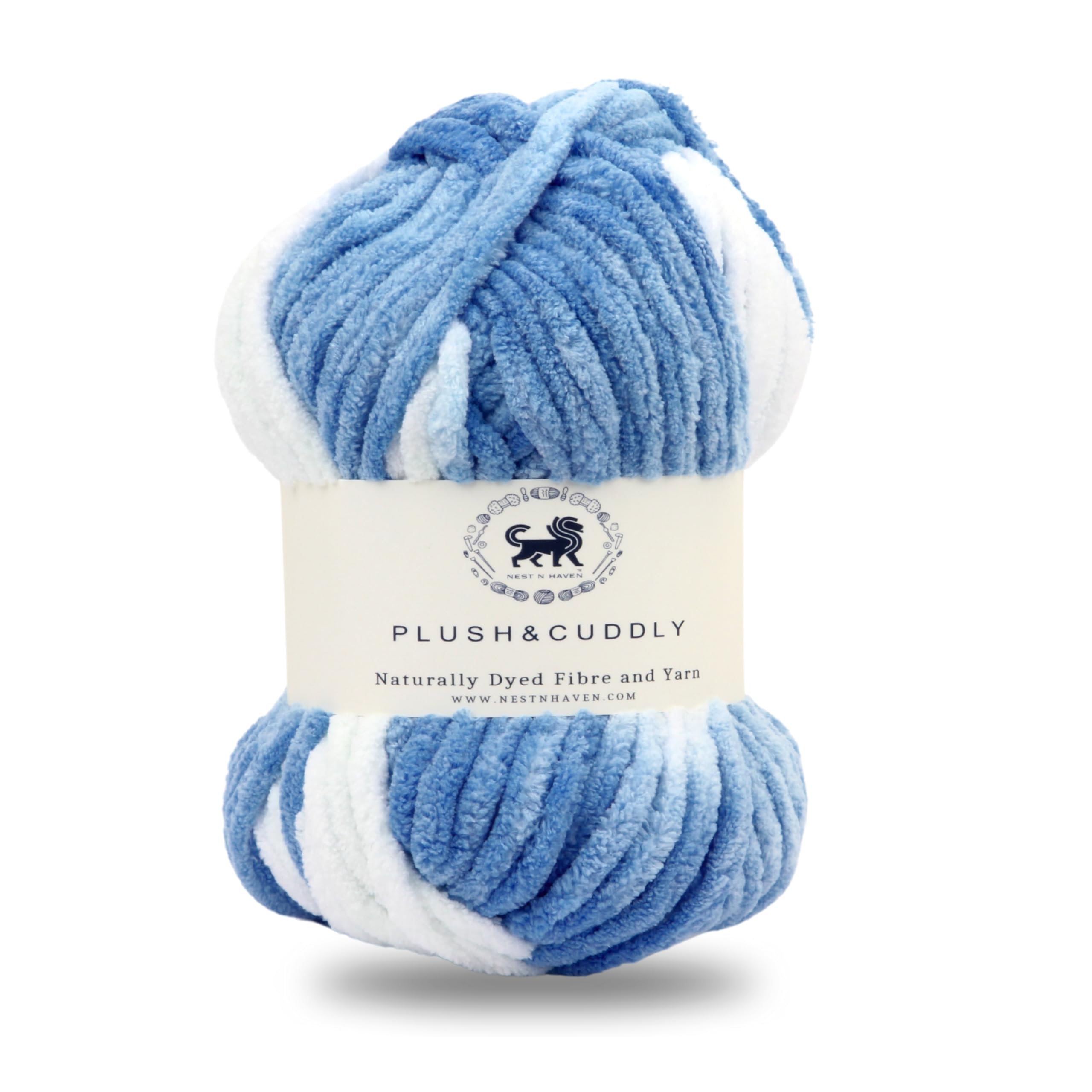 See full amazon price history chart for NESTNHAVEN, Plush & Cuddly, Chenille Yarn Supersoft Knitting Wool Ball, (1 Ball/100 Gram Each) Multi Colour Ball Suitable for Craft, Babywear, Baby Blankets, 5 Bulky, Shade no - NNHB007 NESTNHAVEN, Plush & Cuddly, Chenille Yarn Supersoft Knitting Wool Ball, (1 Ball/100 Gram Each) Multi Colour Ball Suitable for Craft, Babywear, Baby Blankets, 5 Bulky, Shade no - NNHB007 (B0CQRWNY6S) Amazon Price History, Amazon Price Tracker