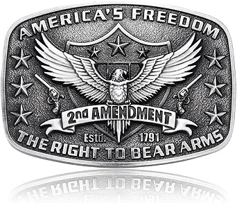MASOP VOGU Western Belt Buckle for Men American Freedom Belt Buckles