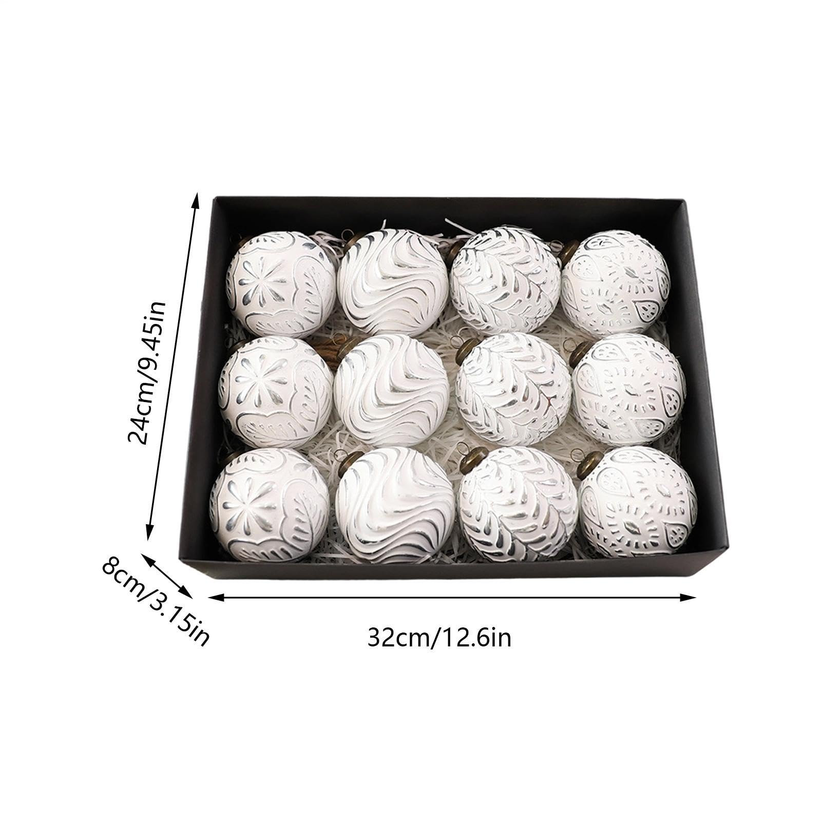 Bola Decorativa De Navidad para Árbol Navideño Pack De 12 Piezas Colgante