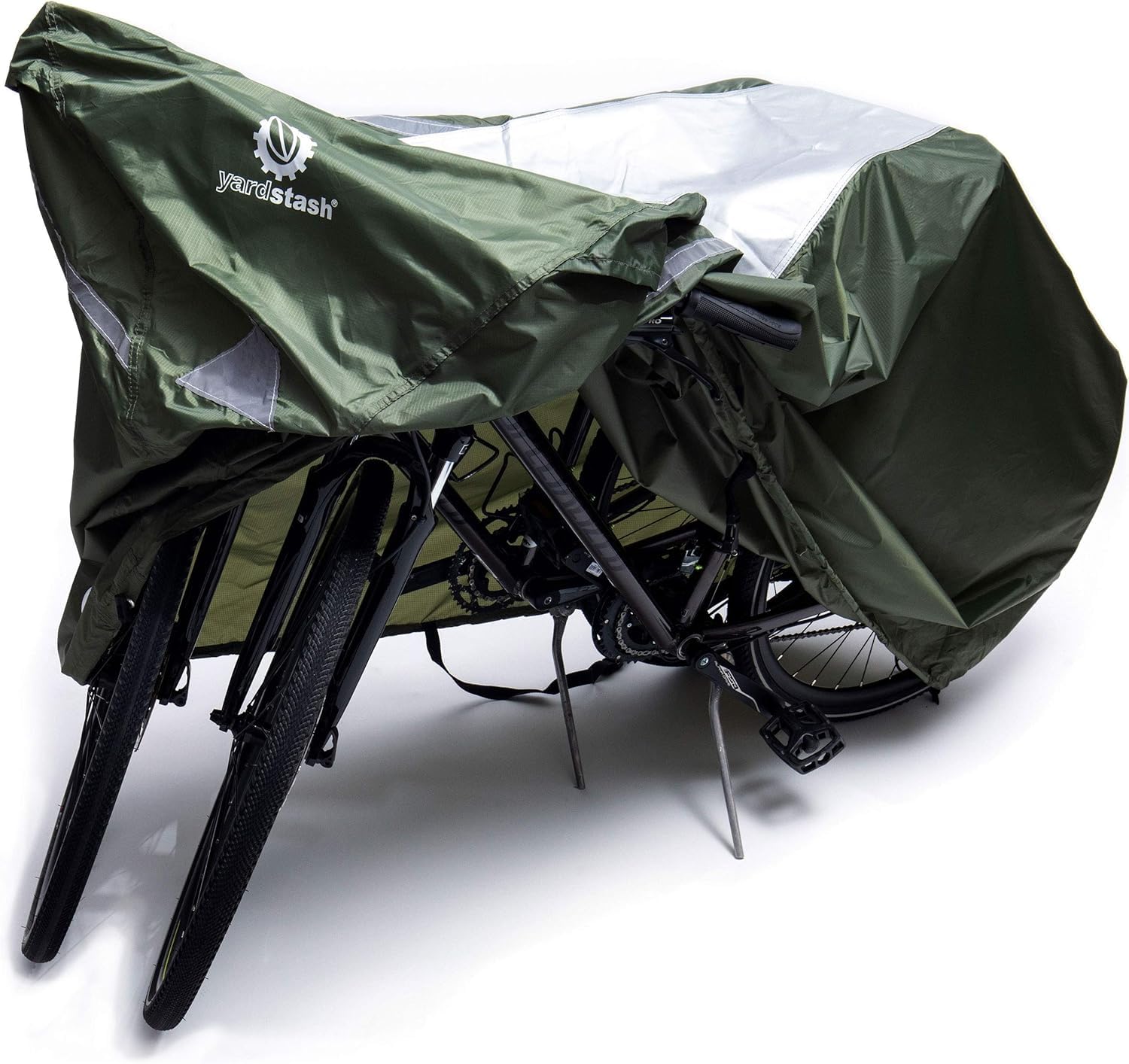 YardStash Bicycle Cover XL: Extra Large Size for Beach Cruiser Cover, 29er Mountain Bike Cover, Electric Bike Cover, Multiple Kids' Bike Cover and Cover for Bikes with Baskets, Child Seats or Racks